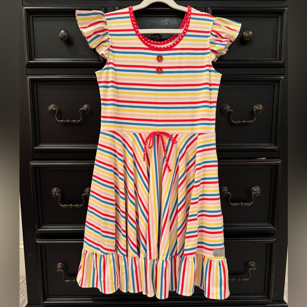 Eleanor Rose girls Sz 14 16 knit twirl dress